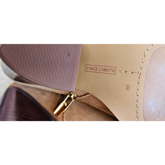 Vince Camuto Womens Nerlinji Slouched Leather Western Boots Size 9M - Picture 6 of 7